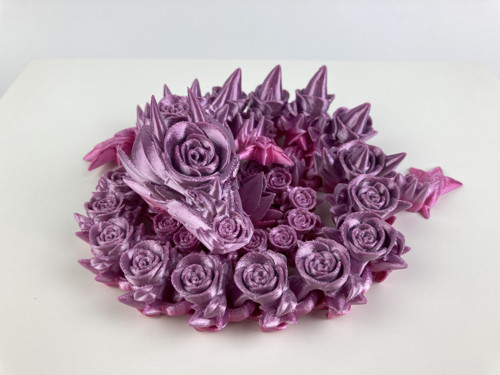 Růžičkový drak - 58cm, 3D tisk — foto 2
