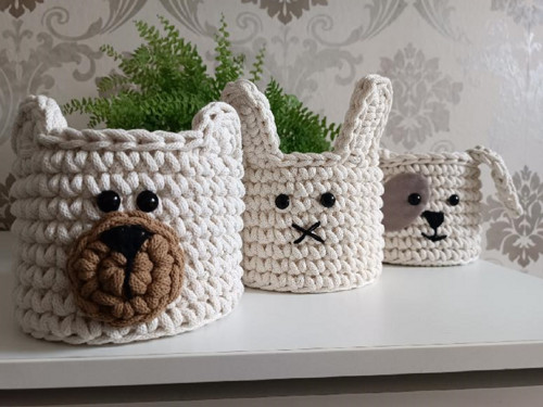 Set košíků - zvířátka — foto 4