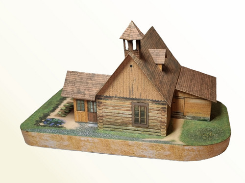 Papírový model - Obecná škola — foto 5