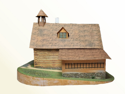 Papírový model - Obecná škola — foto 3