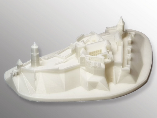 3D tisk modelu hradu Zvíkov — foto 2