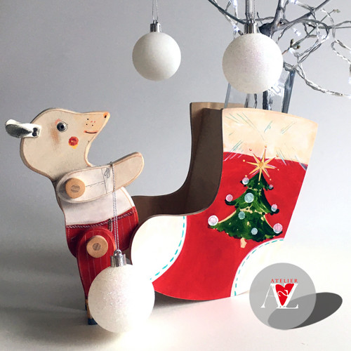 Vánoční pantoflička — foto 2