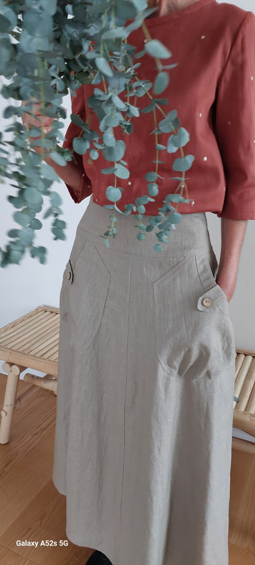 Lněná suknĕ Jeanne — foto 3