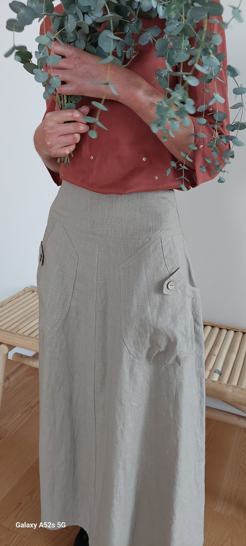 Lněná suknĕ Jeanne — foto 5
