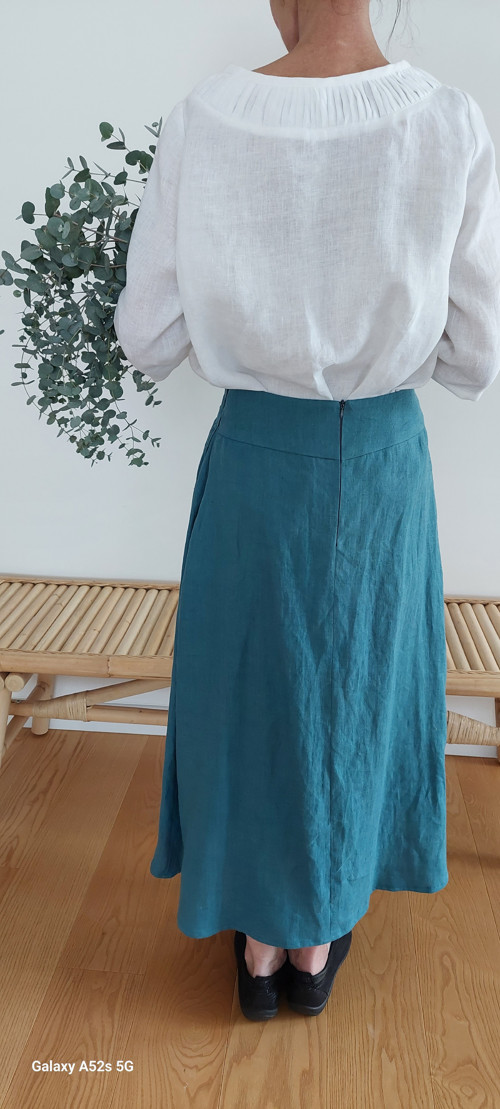 Lněná sukně Albine — foto 2