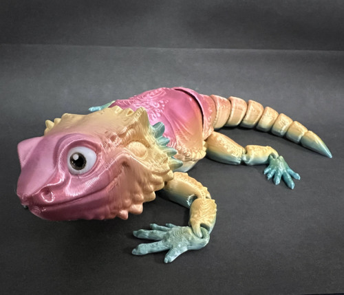 Agama Vousatá - 26 cm - 3D Tisk — foto 4
