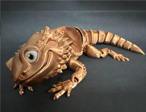 Agama Vousatá - 26 cm - 3D Tisk — foto 4