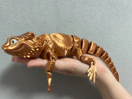 Agama Vousatá - 26 cm - 3D Tisk — foto 2