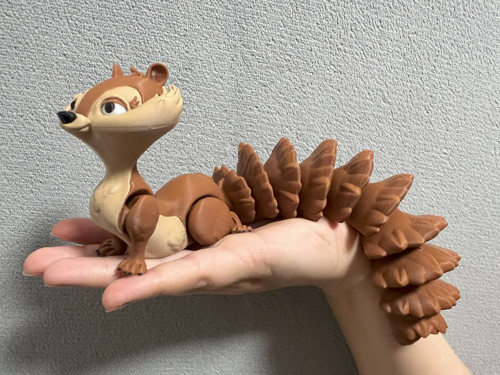 Flexi Veverka - 23,5 cm - 3D tisk — foto 2