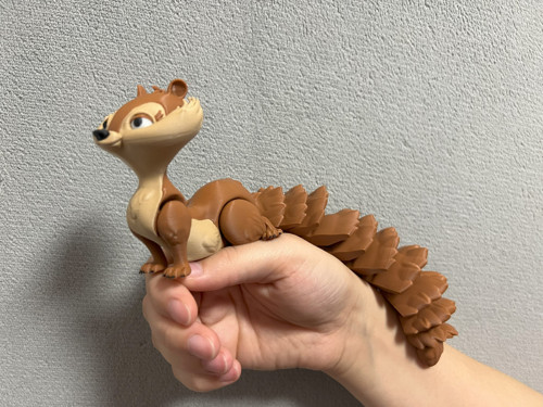 Flexi Veverka - 23,5 cm - 3D tisk — foto 3