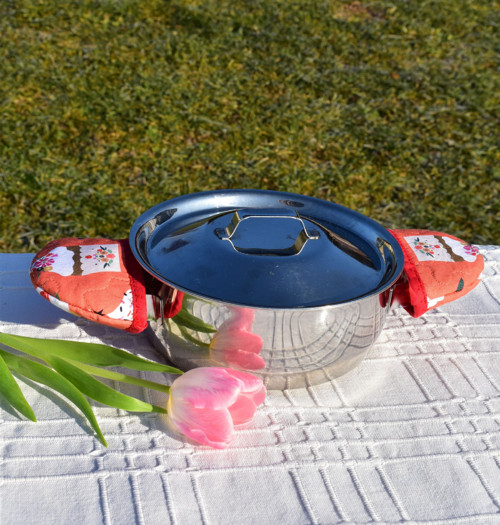 Mini chňapky - Cupcaky v oranžové — foto 3