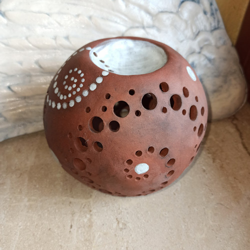 Keramická aromalampa, ruční práce — foto 2