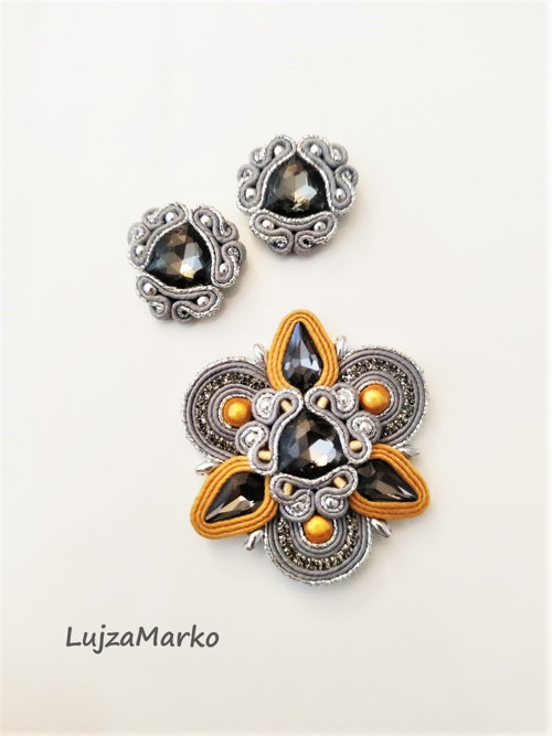 Bella soutache/sutaš souprava — foto 3