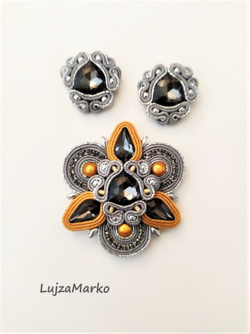 Bella soutache/sutaš souprava — foto 2