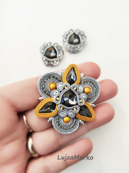 Bella soutache/sutaš souprava — foto 4