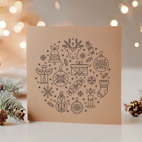 Vánoční přání VÁNOČNÍ ORNAMENT — foto 2