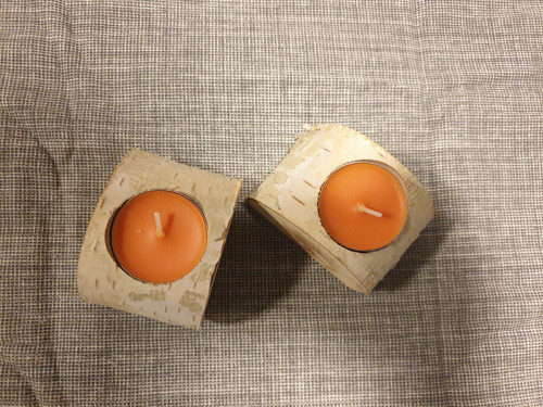 Dřevěný svícen, pár č.2 — foto 2