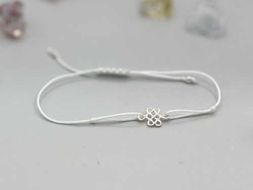 Minimalistický náramek - Celtic knot (bílá) — foto 2