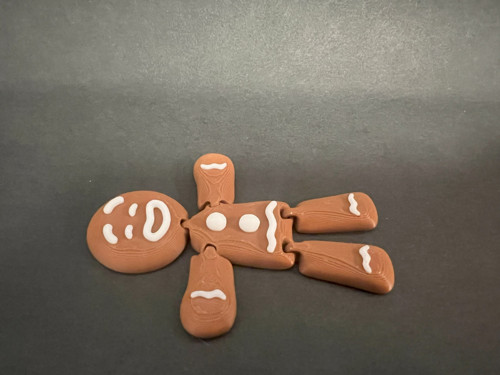 Veselý Flexi Perníček - 8 cm - 3D tisk — foto 2