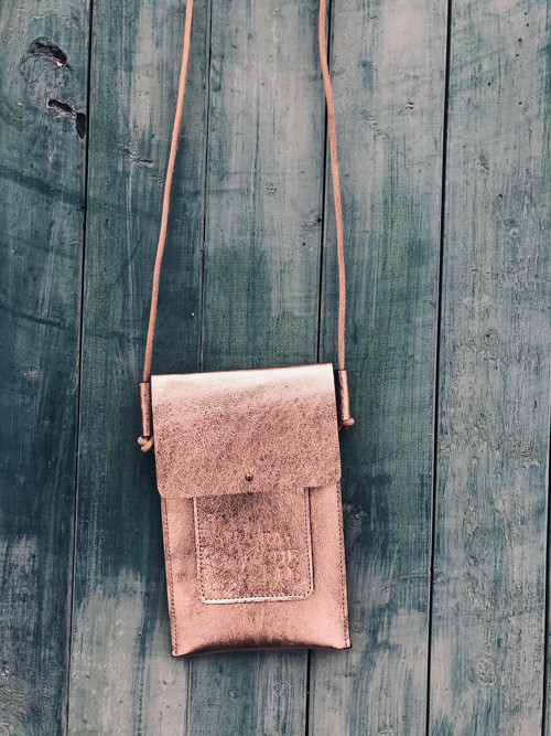 Kabelka na telefon rosegold — foto 5