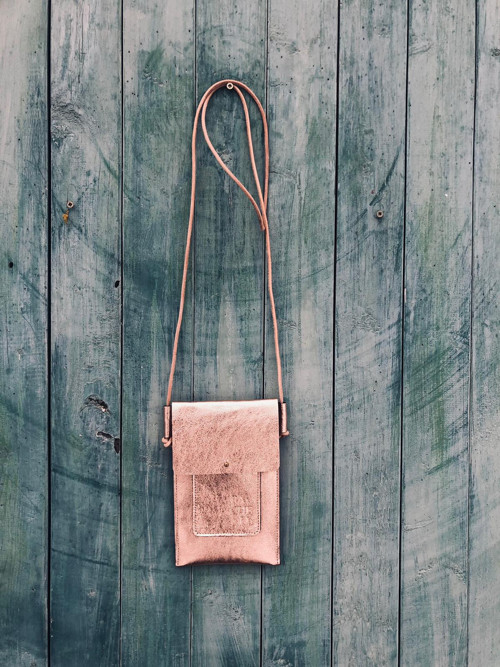 Kabelka na telefon rosegold — foto 4