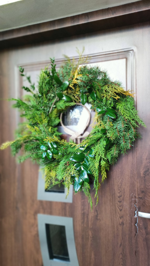 ADVENTNÍ Věnec maxi zelenáč — foto 2
