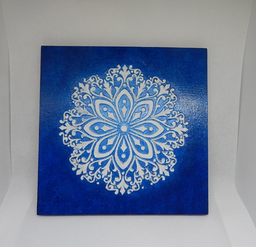 Mandala v modré — foto 4