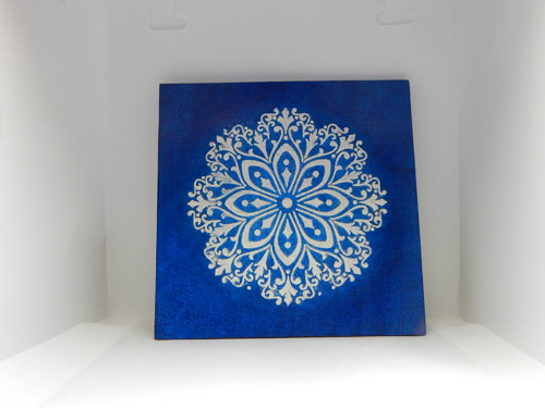 Mandala v modré — foto 3