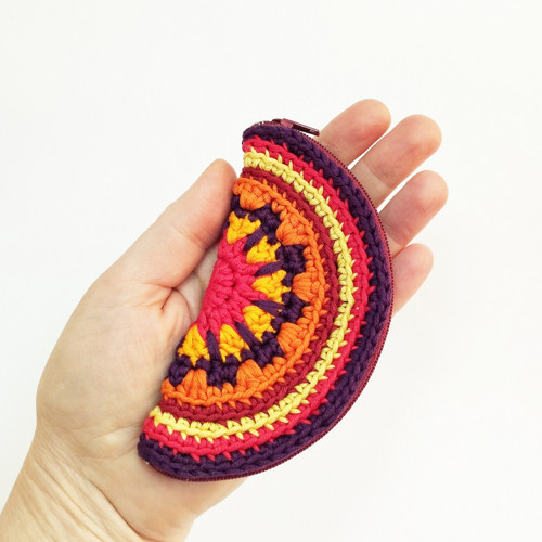 Háčkovaná peněženka – mandala — foto 2