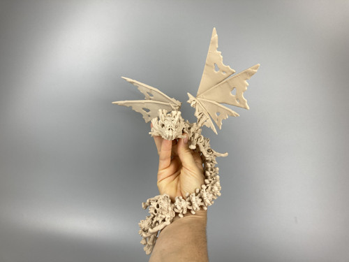 Dračí kostlivec s křídly - 40cm, 3D tisk — foto 2