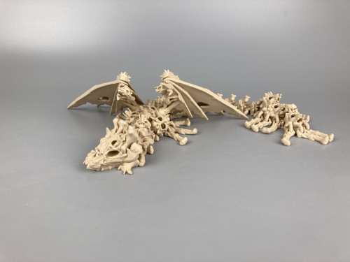 Dračí kostlivec s křídly - 40cm, 3D tisk — foto 5