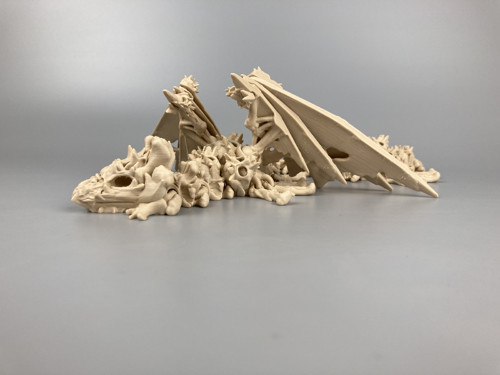 Dračí kostlivec s křídly - 40cm, 3D tisk — foto 6