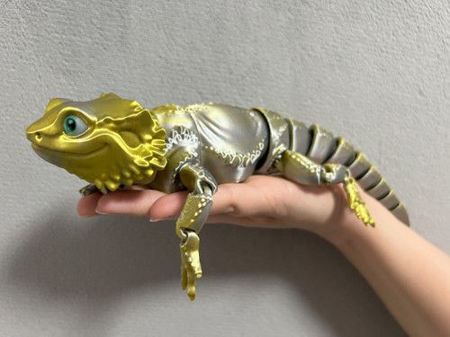 Agama Vousatá - 26 cm - 3D Tisk — foto 2