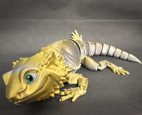 Agama Vousatá - 26 cm - 3D Tisk — foto 6