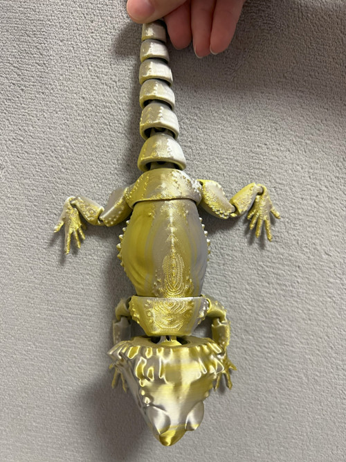 Agama Vousatá - 26 cm - 3D Tisk — foto 4