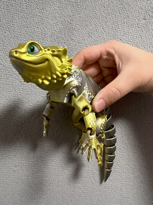 Agama Vousatá - 26 cm - 3D Tisk — foto 3