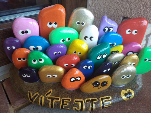 Malované kamínky "Velké Vítejte" — foto 2