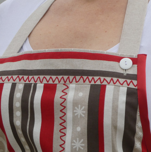 Zásterka Vianočné pruhy — foto 3