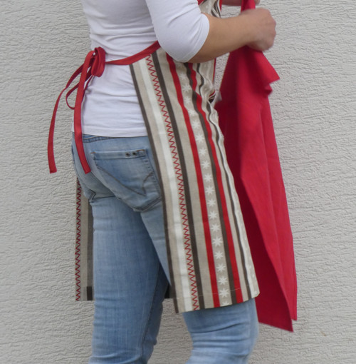 Zásterka Vianočné pruhy — foto 4