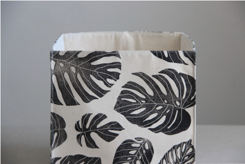 Košík XL / Monstera černá — foto 3