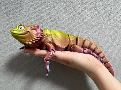 Agama Vousatá - 26 cm - 3D Tisk — foto 2