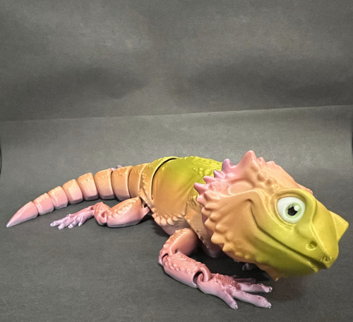 Agama Vousatá - 26 cm - 3D Tisk — foto 4