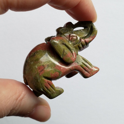 Figurka slon velký unakit — foto 2