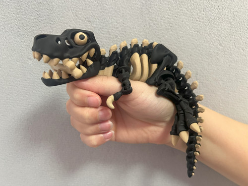 Flexi Kostěný Tyranosaurus Rex - 25 cm - 3D tisk — foto 2