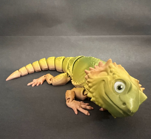 Agama Vousatá - 26 cm - 3D Tisk — foto 4