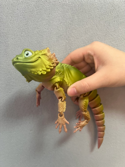 Agama Vousatá - 26 cm - 3D Tisk — foto 3