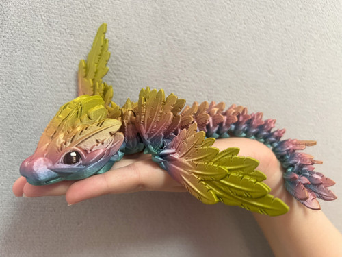 Mládě Opeřeného Hada - 25 cm - 3D Tisk — foto 2