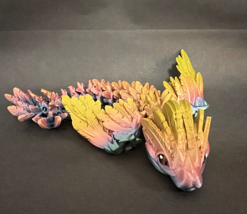 Mládě Opeřeného Hada - 25 cm - 3D Tisk — foto 4