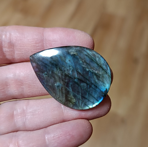 Labradorit, ID 3336, 38x28 mm — foto 3