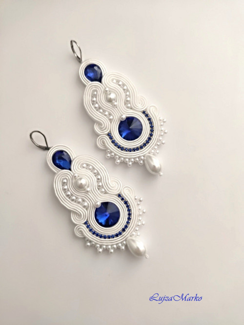 Paula soutache/sutaš náušnice — foto 2
